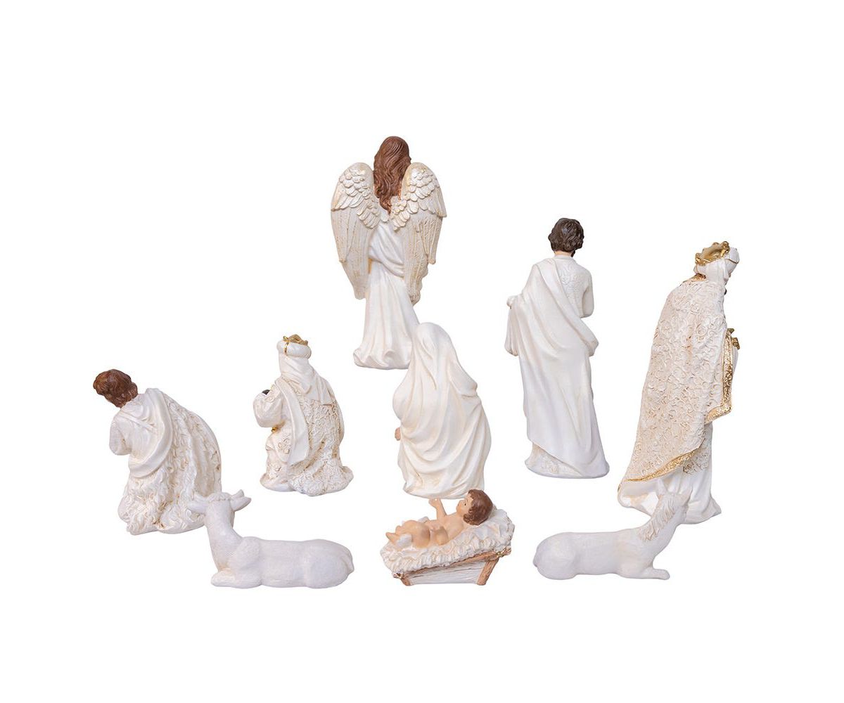 2-8.25-Inch Nativity Table Piece, 10-Piece Set