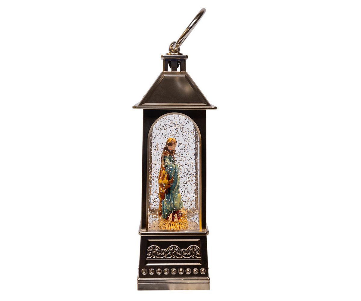 8.37-Inch Battery Operated USB LED Lantern Nativity Scene