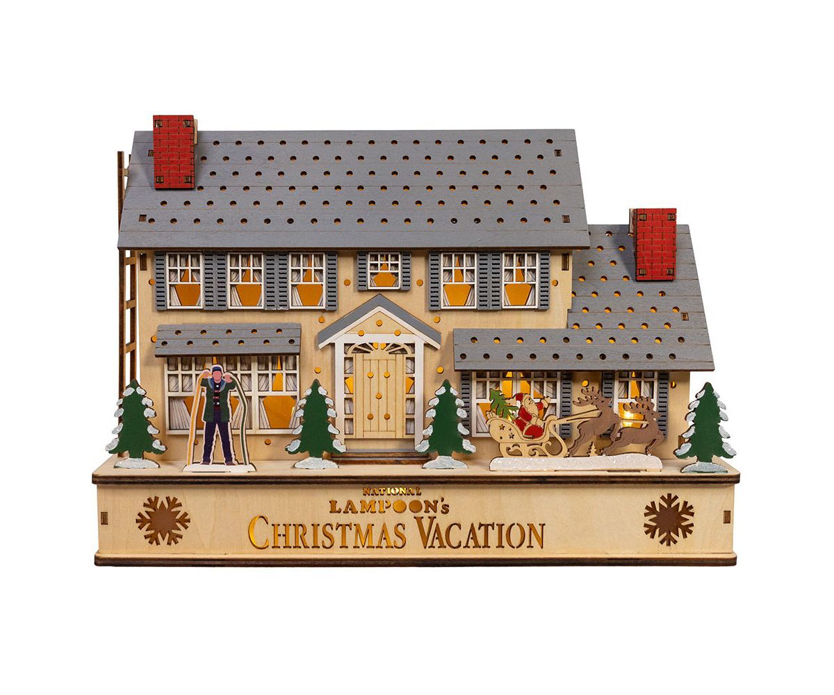 12-Inch National Lampoon-Foots Christmas Vacation Battery Operated Lighted House