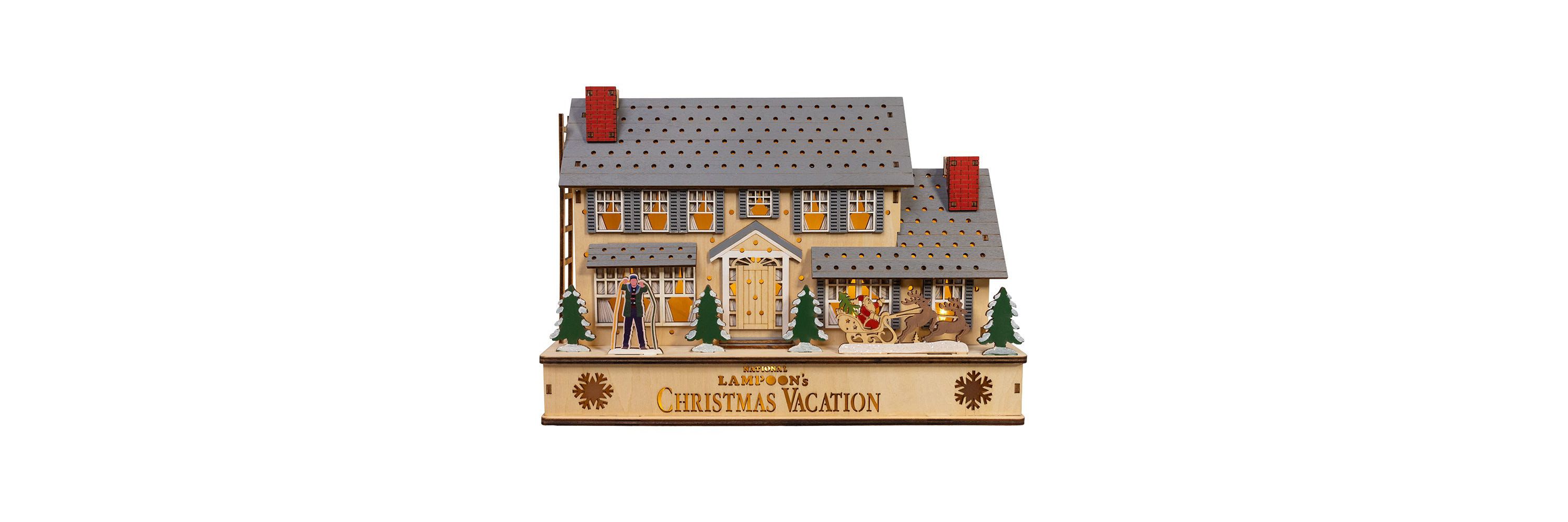 12-Inch National Lampoon-Foots Christmas Vacation Battery Operated Lighted House