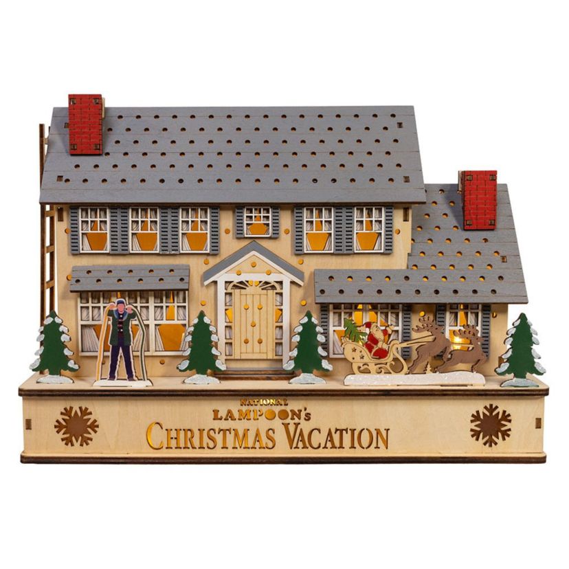 12-Inch National Lampoon-Foots Christmas Vacation Battery Operated Lighted House