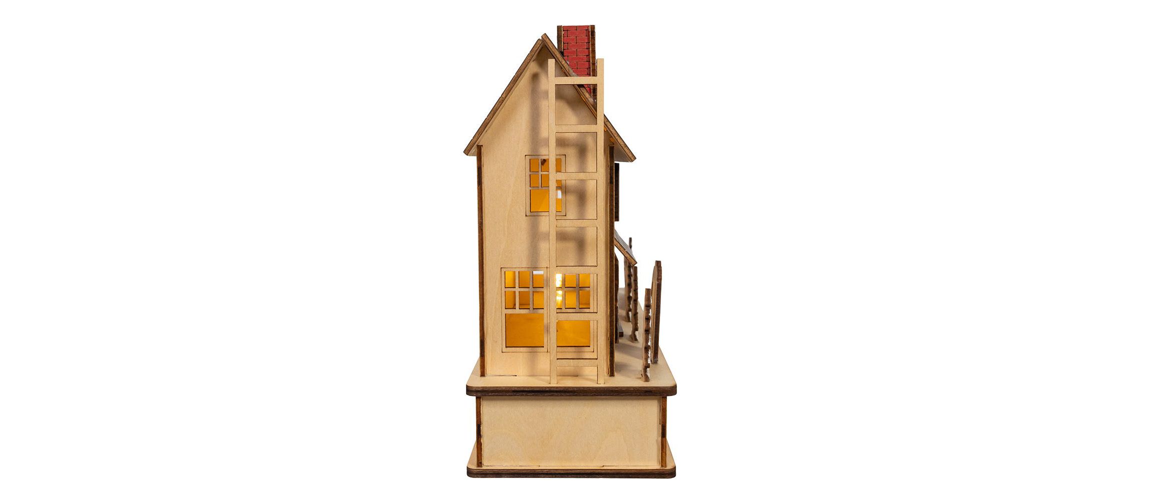 12-Inch National Lampoon-Foots Christmas Vacation Battery Operated Lighted House