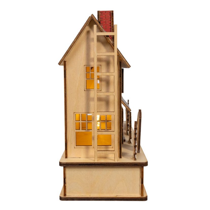 12-Inch National Lampoon-Foots Christmas Vacation Battery Operated Lighted House