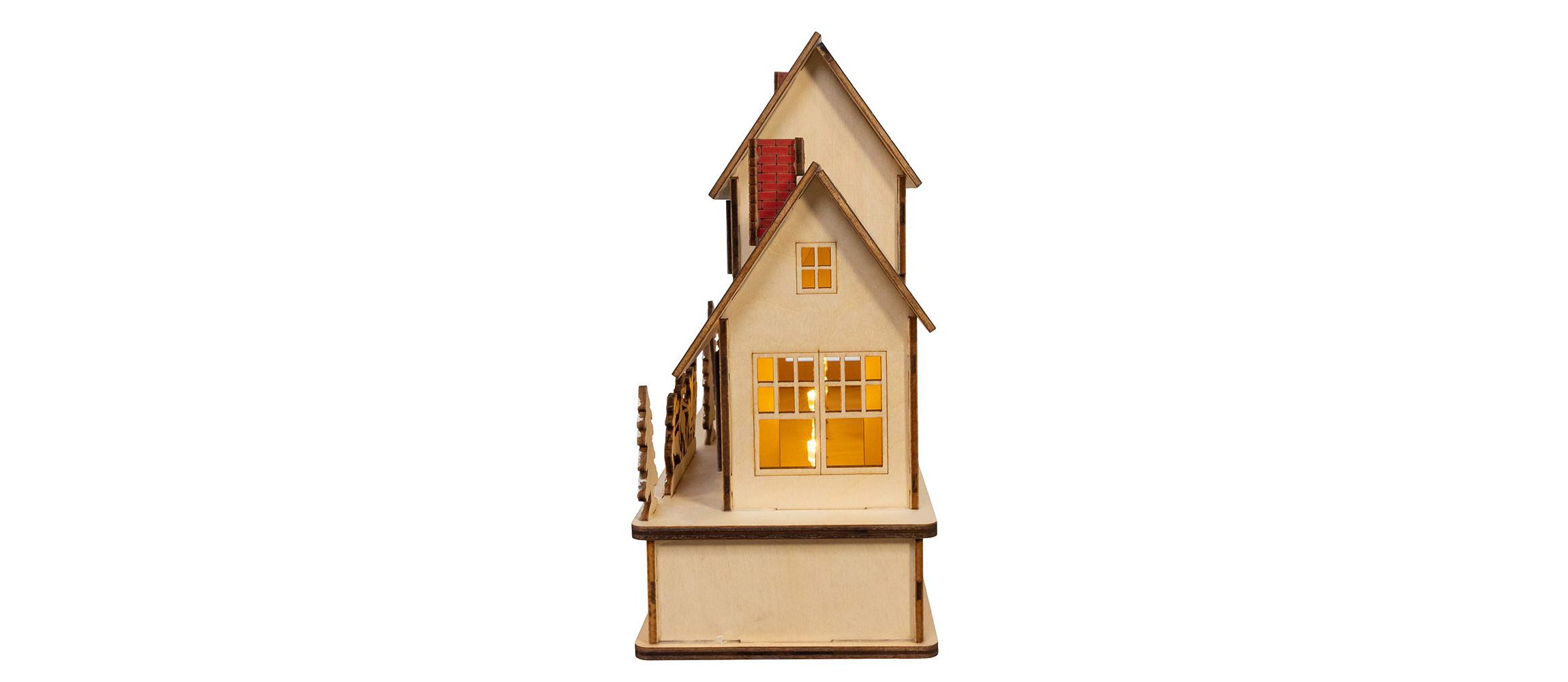 12-Inch National Lampoon-Foots Christmas Vacation Battery Operated Lighted House