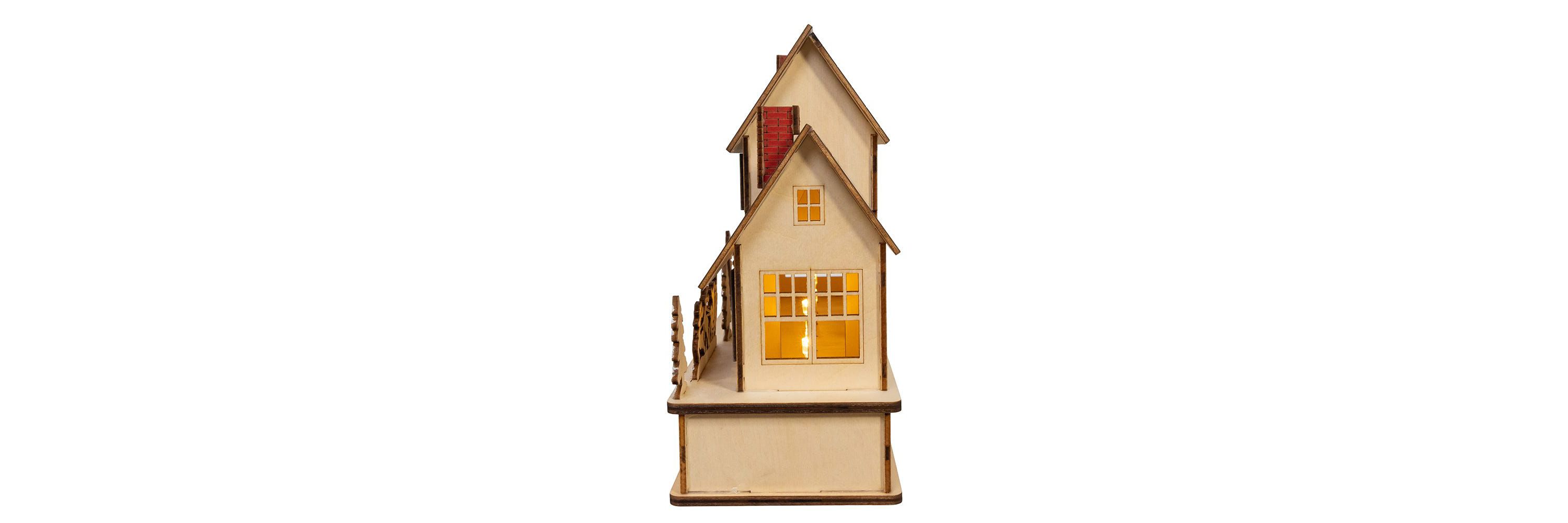 12-Inch National Lampoon-Foots Christmas Vacation Battery Operated Lighted House