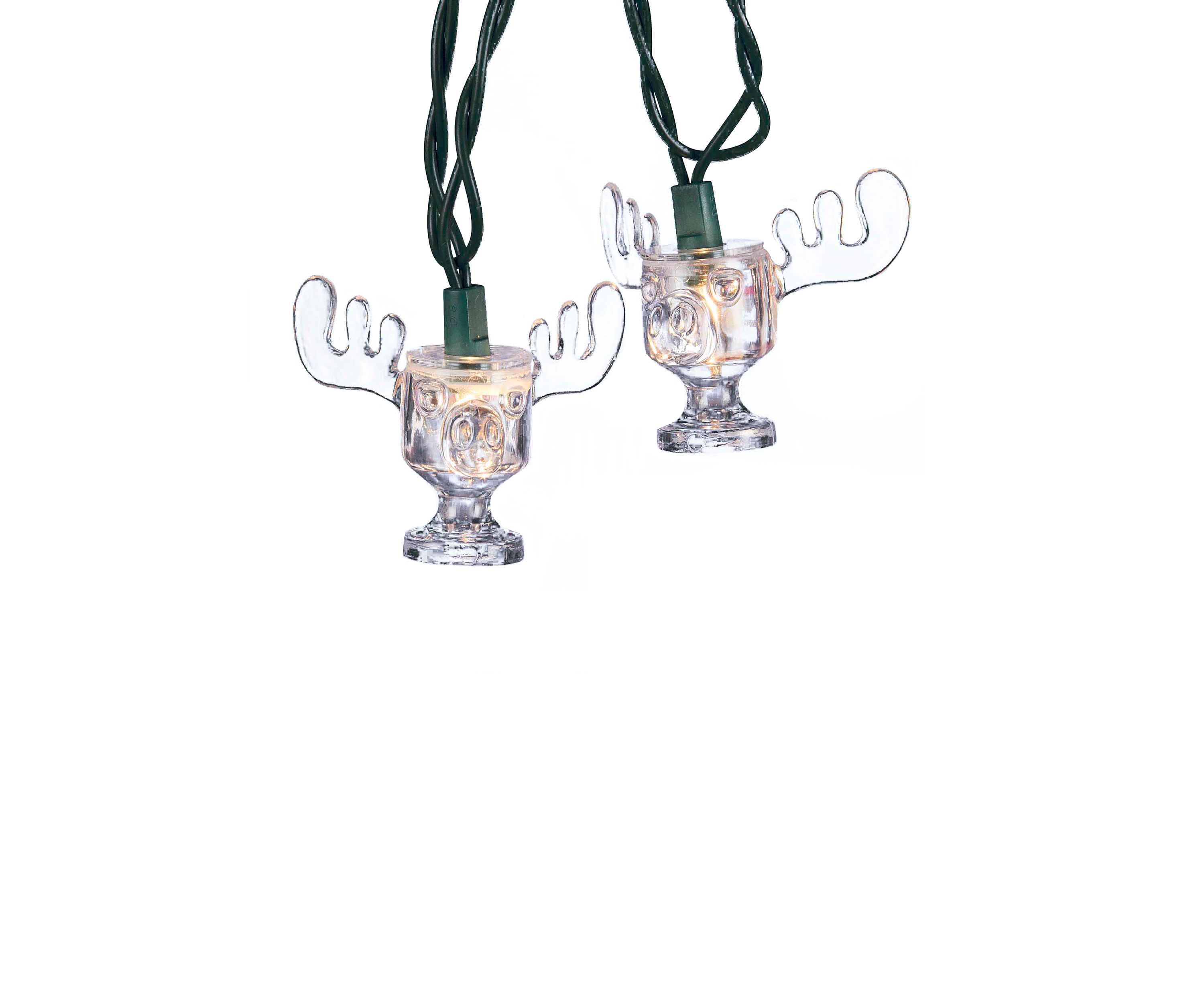 UL 10-Light National Lampoon Christmas Vacation Wally World Moose Mug Light Set