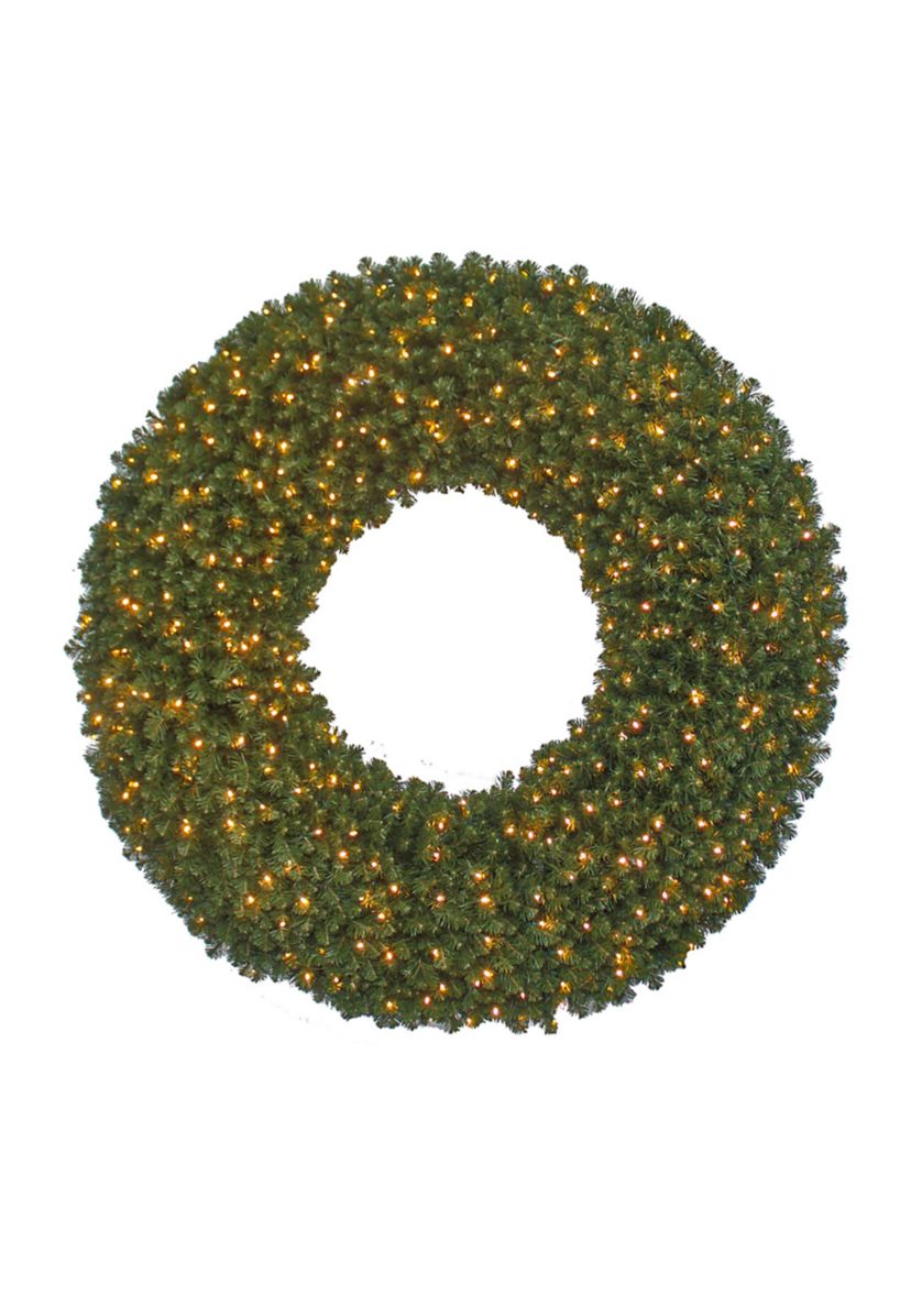 Pre Lit Commercial Wreath
