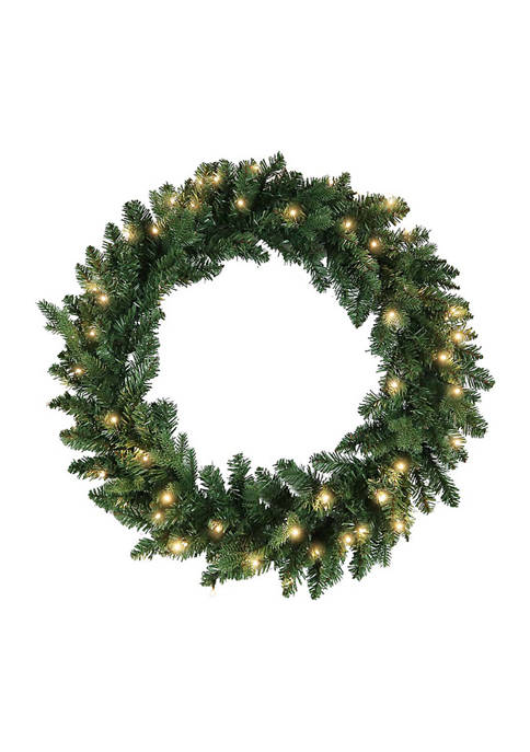 Warm White LED Jackson Wreath