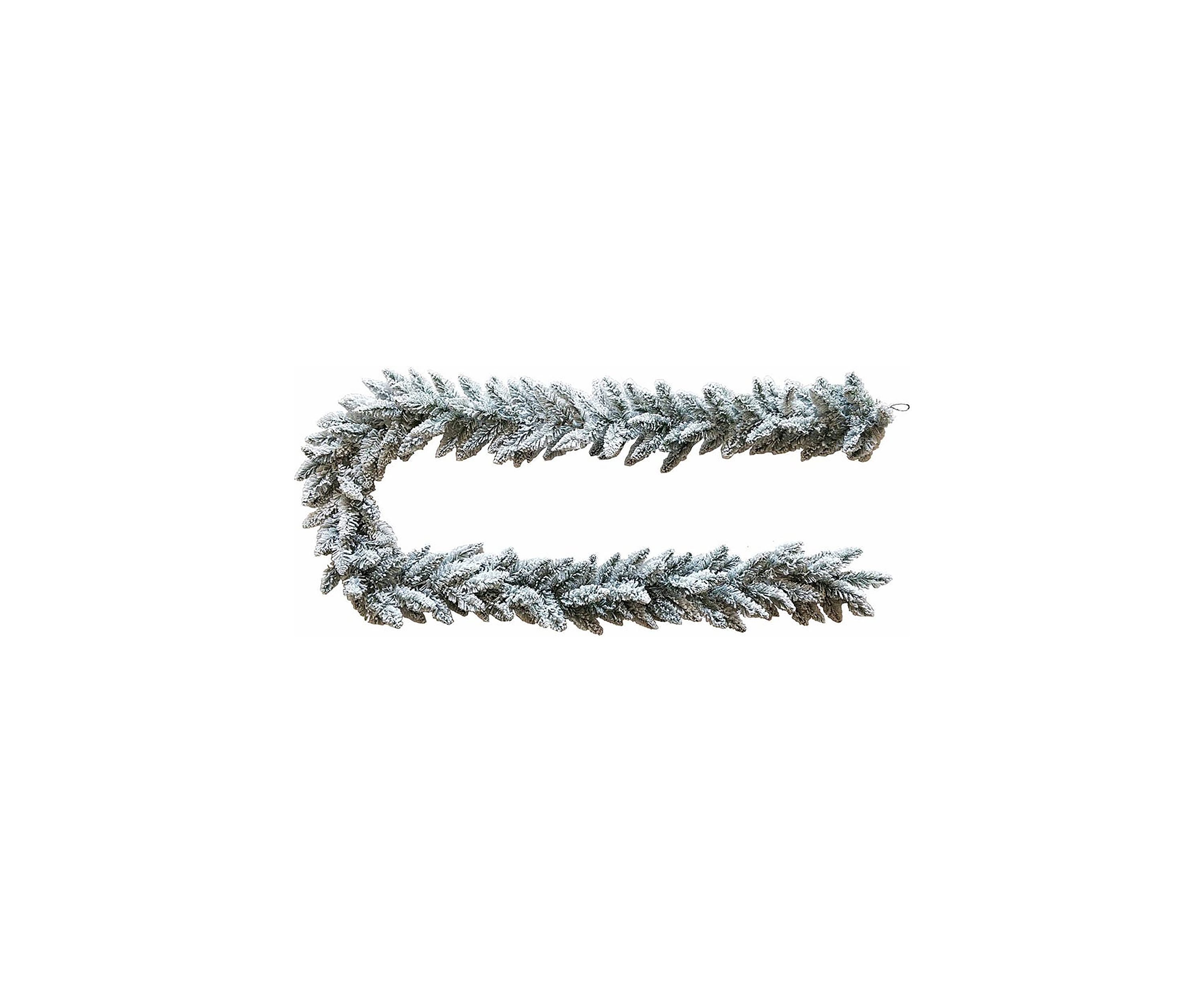 Flocked Snow Pine Garland