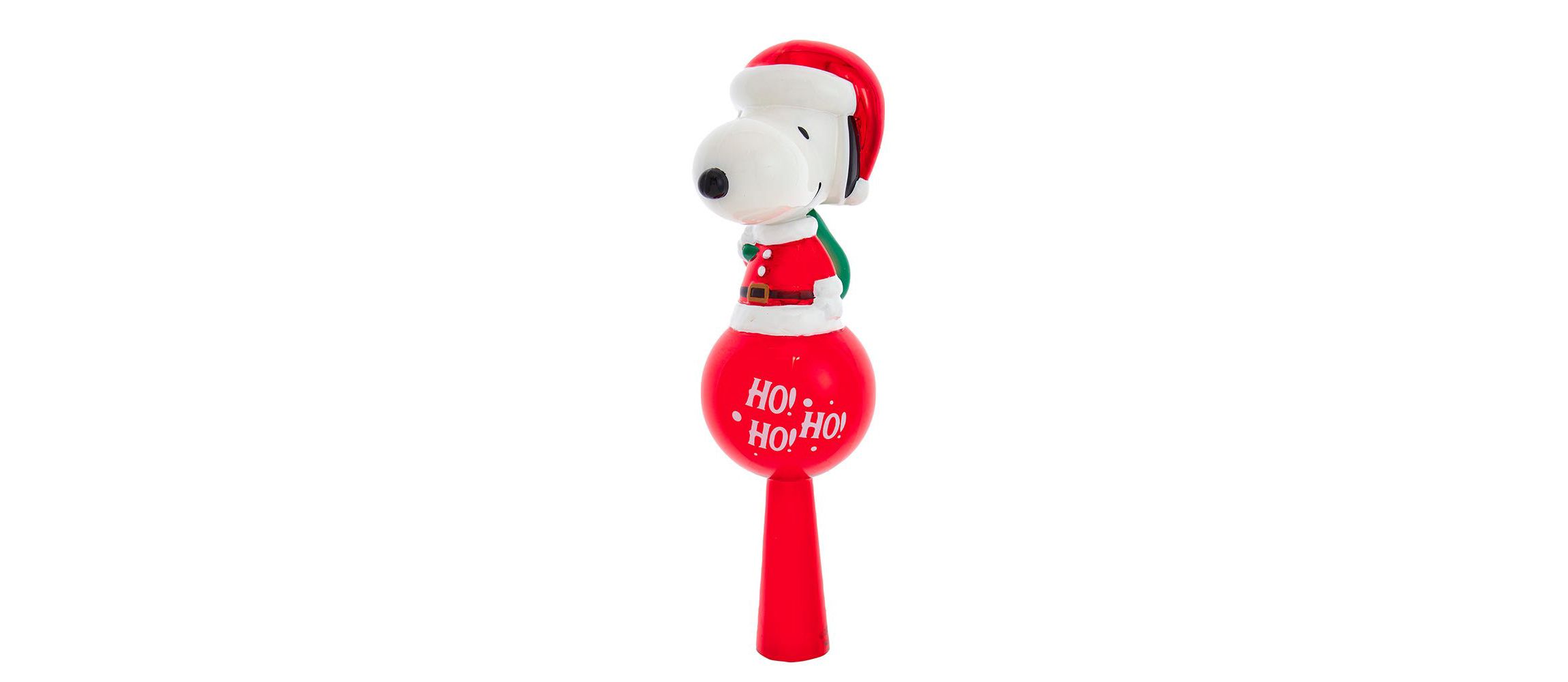 11-Inch Glass Snoopy Tree Topper