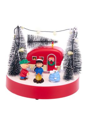 Peanuts Musical Camper Scene Table Piece