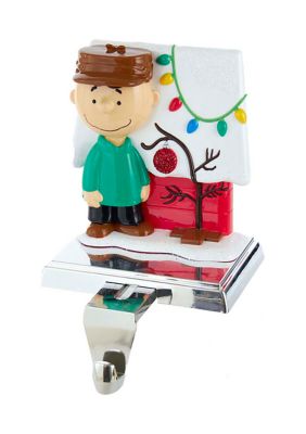 Peanuts Charlie Brown with Doghouse Stocking Holder