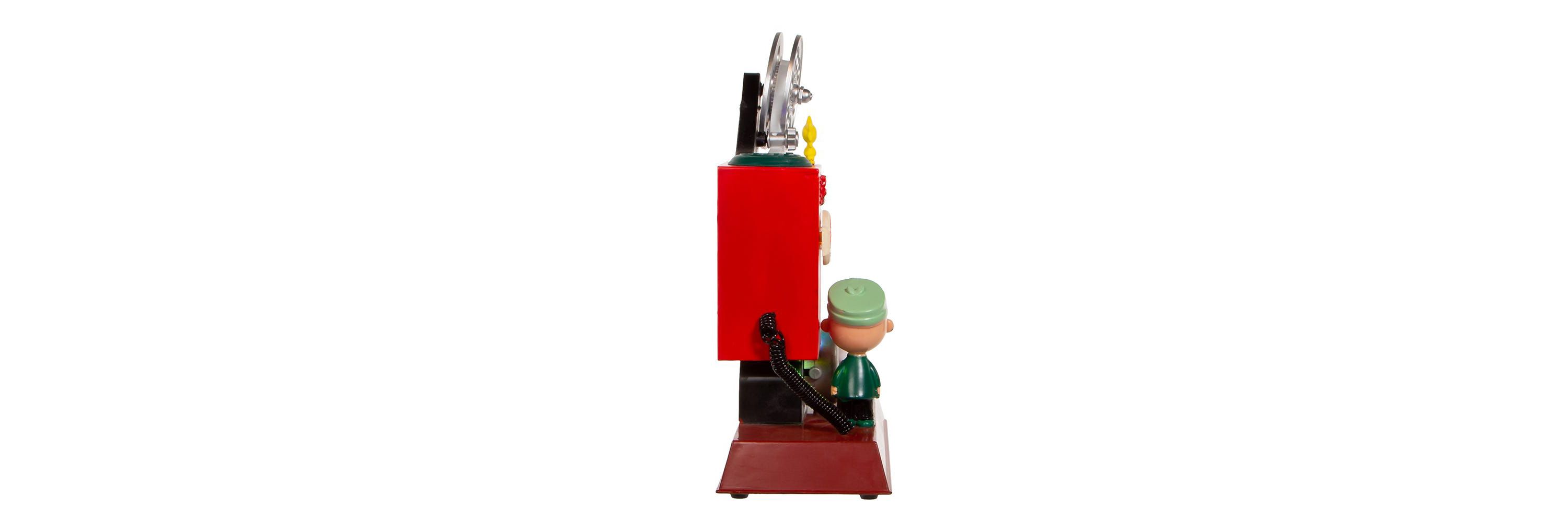 Kurt Adler Peanuts 8.6-Inch Battery-Operated Animated Projector Musical Tablepiece
