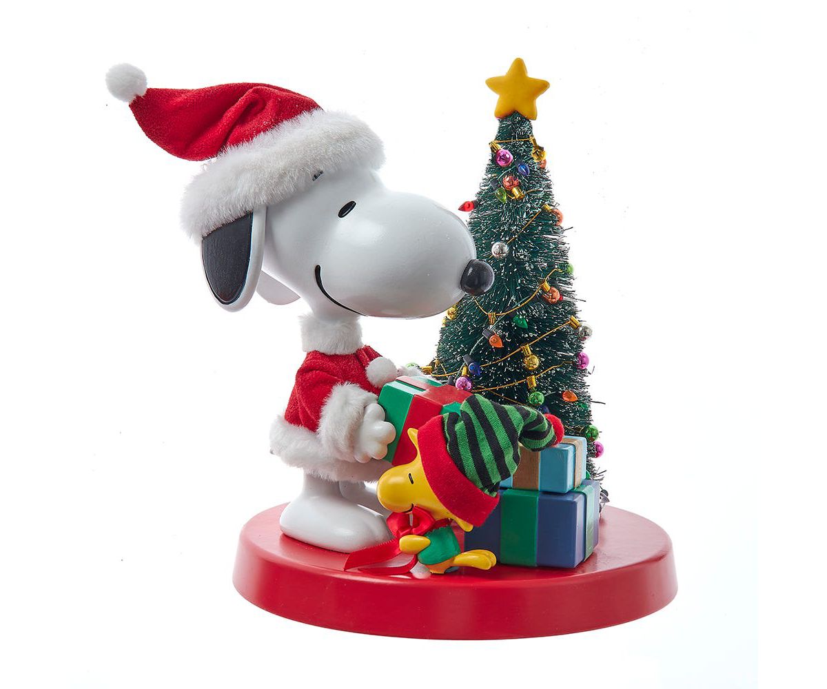 Kurt Adler 8-Inch Peanuts Snoopy and Woodstock Table Piece