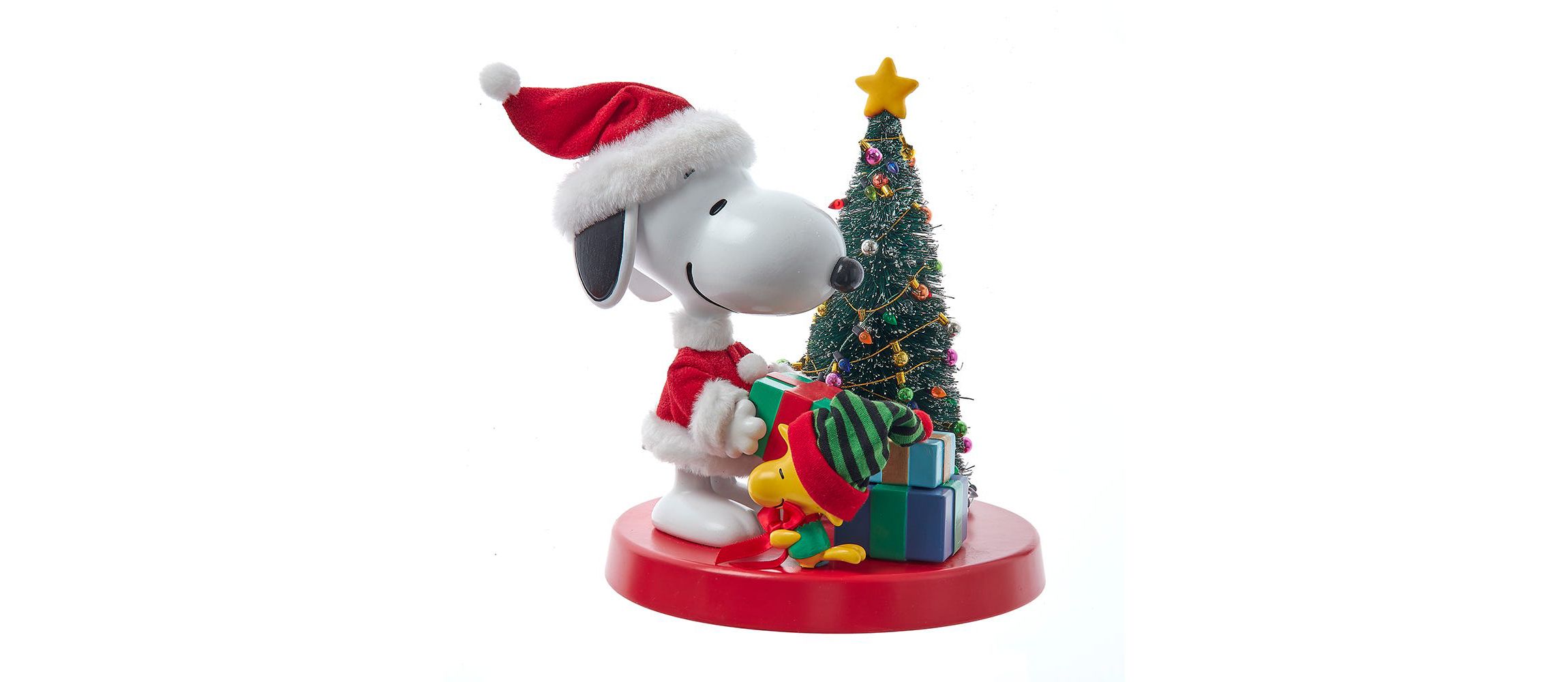Kurt Adler 8-Inch Peanuts Snoopy and Woodstock Table Piece