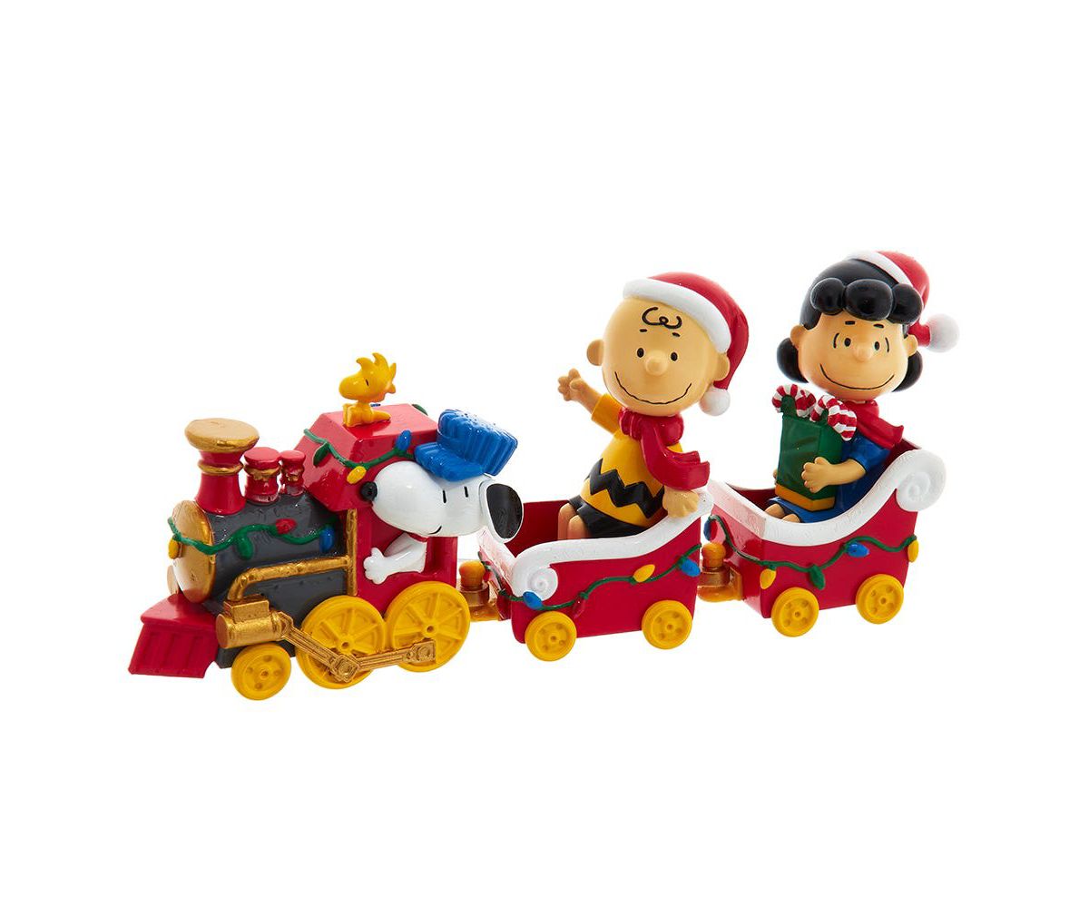 Battery-Operated Peanuts Musical Train Table Décor