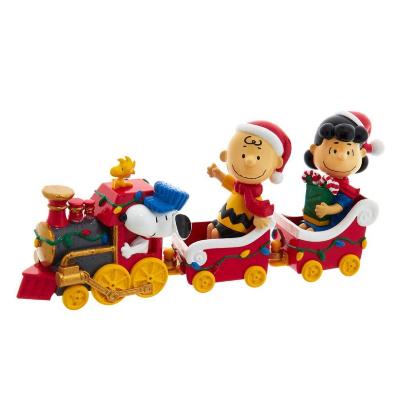 Battery-Operated Peanuts Musical Train Table Décor