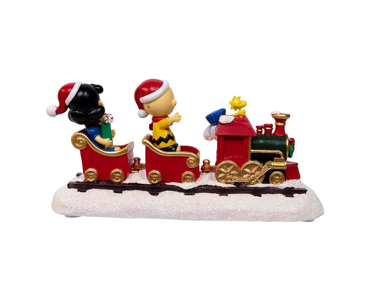 Battery-Operated Peanuts Musical Train Table Décor