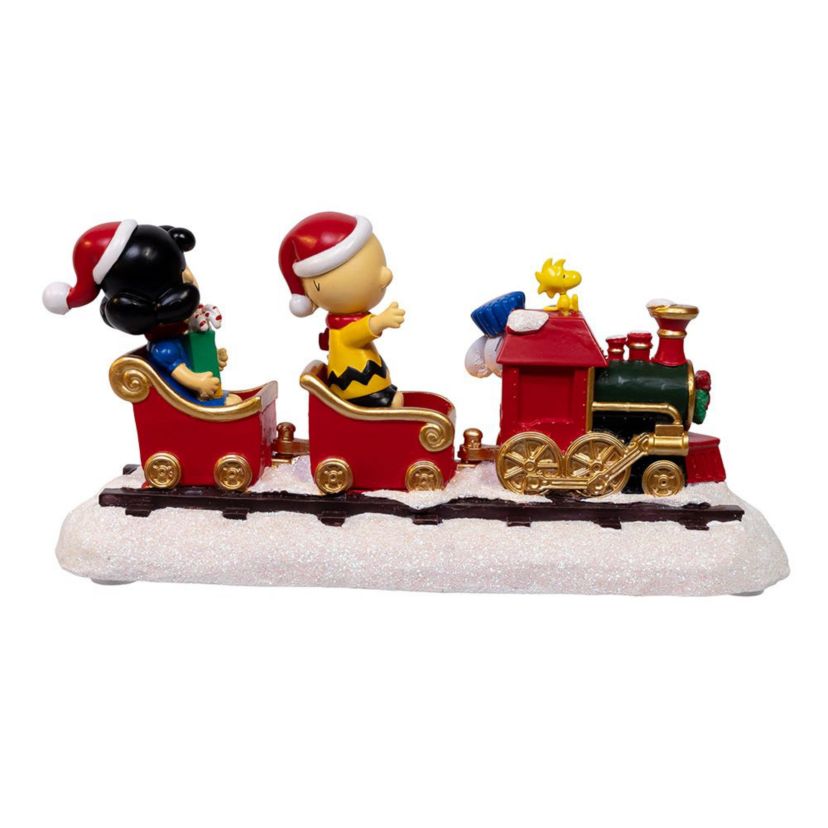 Battery-Operated Peanuts Musical Train Table Décor