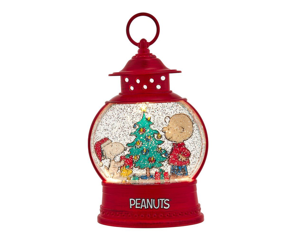 Peanuts Battery Operated USB Light Up Snoopy and Charlie Brown Lantern