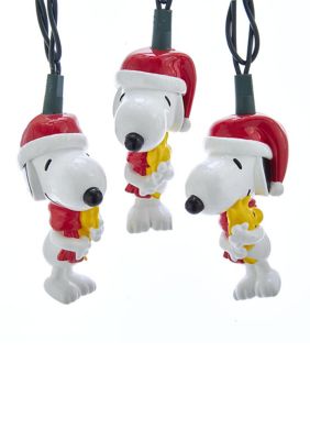 Kurt S. Adler 10 Inch LED Snoopy and Woodstock Light Set