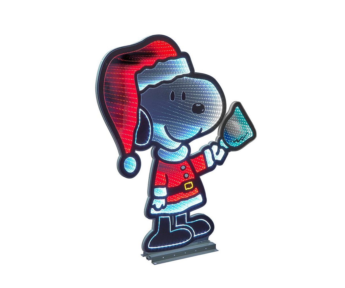 Peanuts 35.4-Inch Snoopy with Bell Outdoor Infinity Light