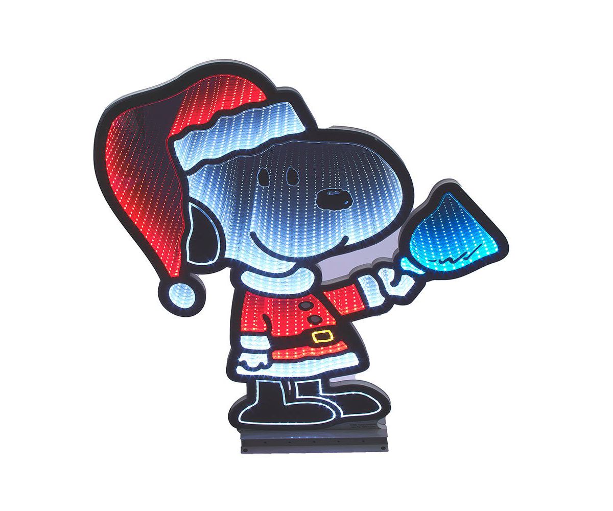 Peanuts 35.4-Inch Snoopy with Bell Outdoor Infinity Light