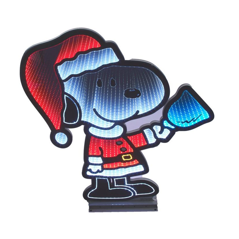 Peanuts 35.4-Inch Snoopy with Bell Outdoor Infinity Light