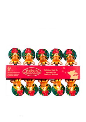 Kurt S. Adler 10-Light Rudolph Light Set
