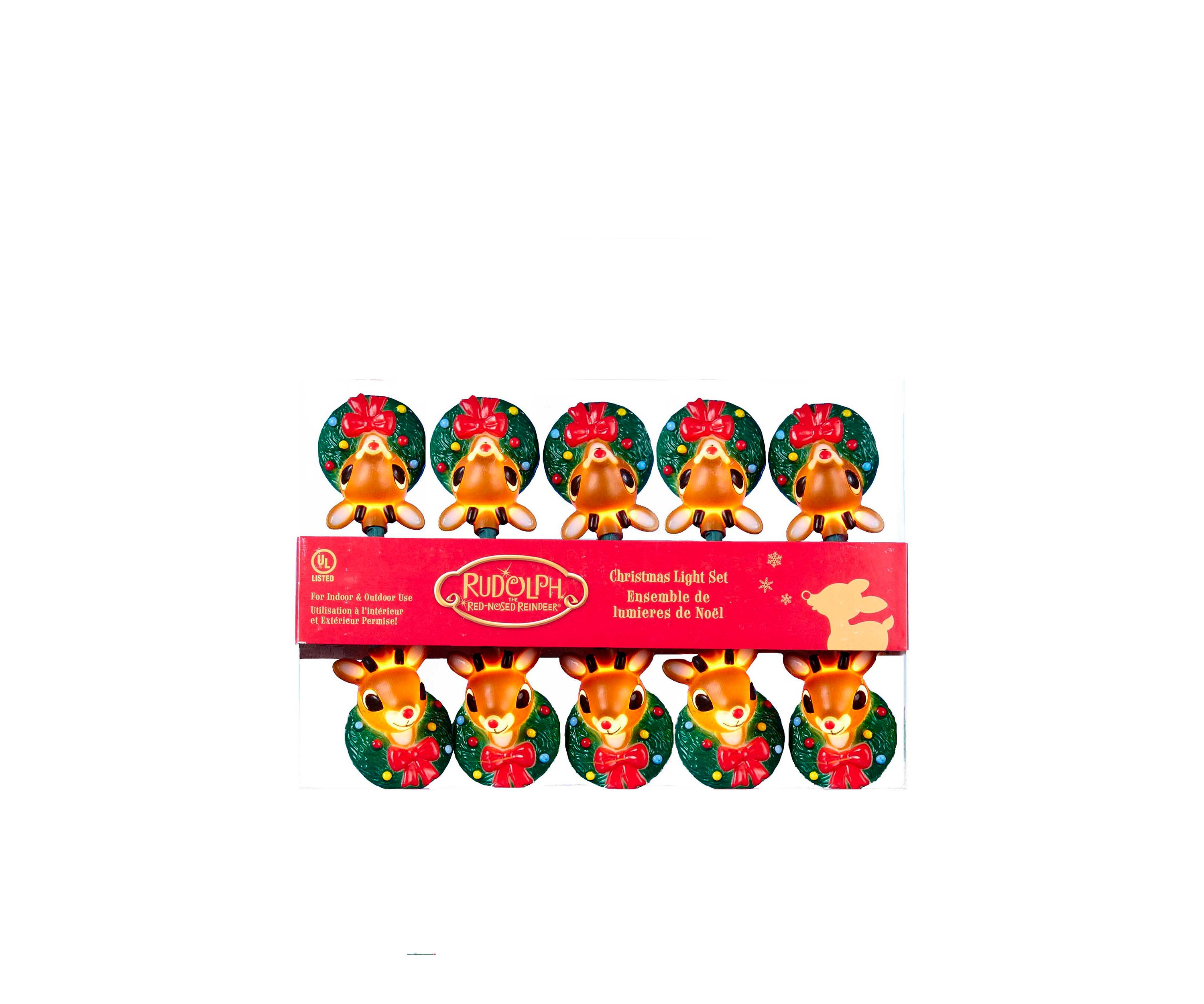 10-Light Rudolph Light Set