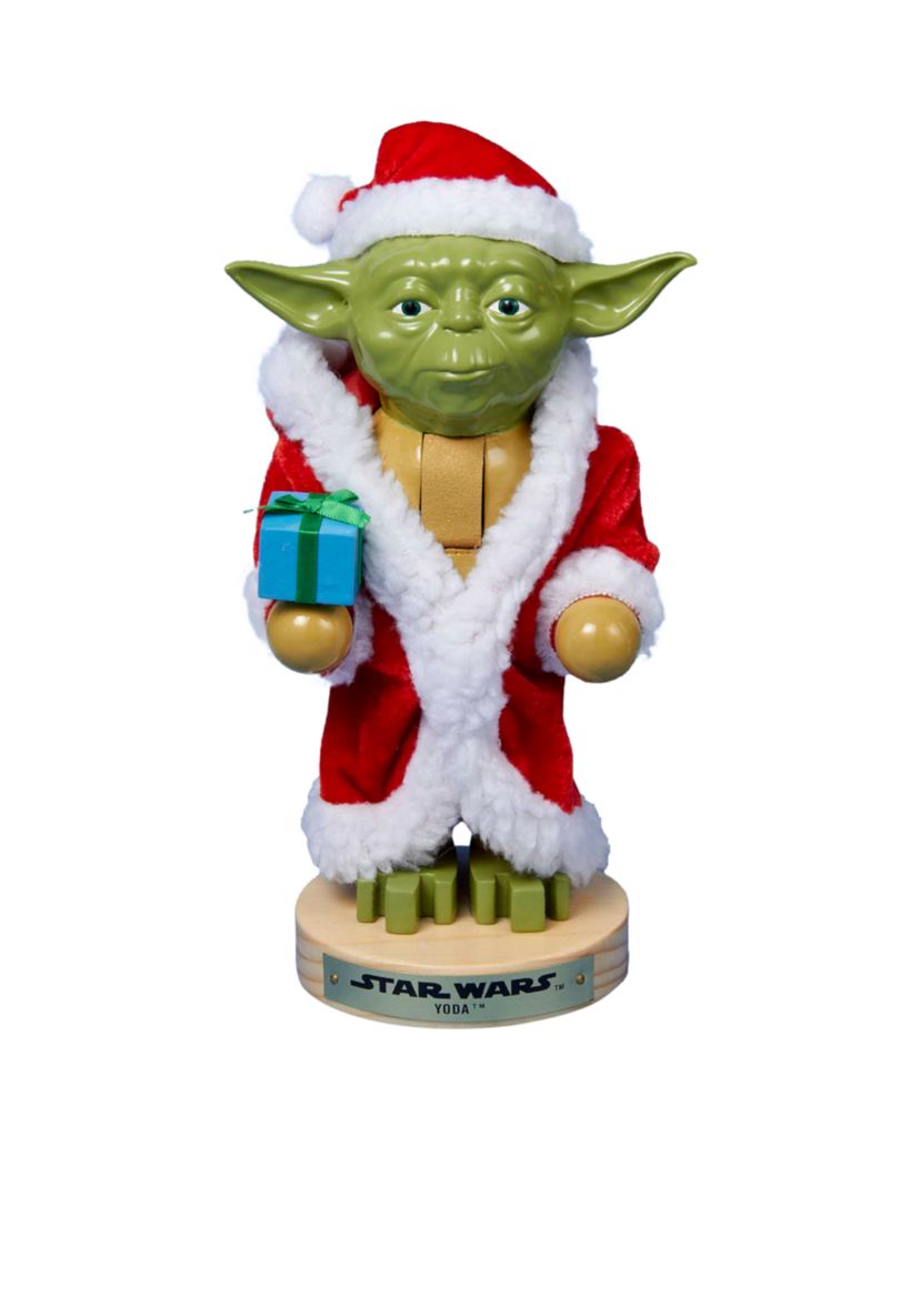 Yoda in Santa Robe Nutcracker