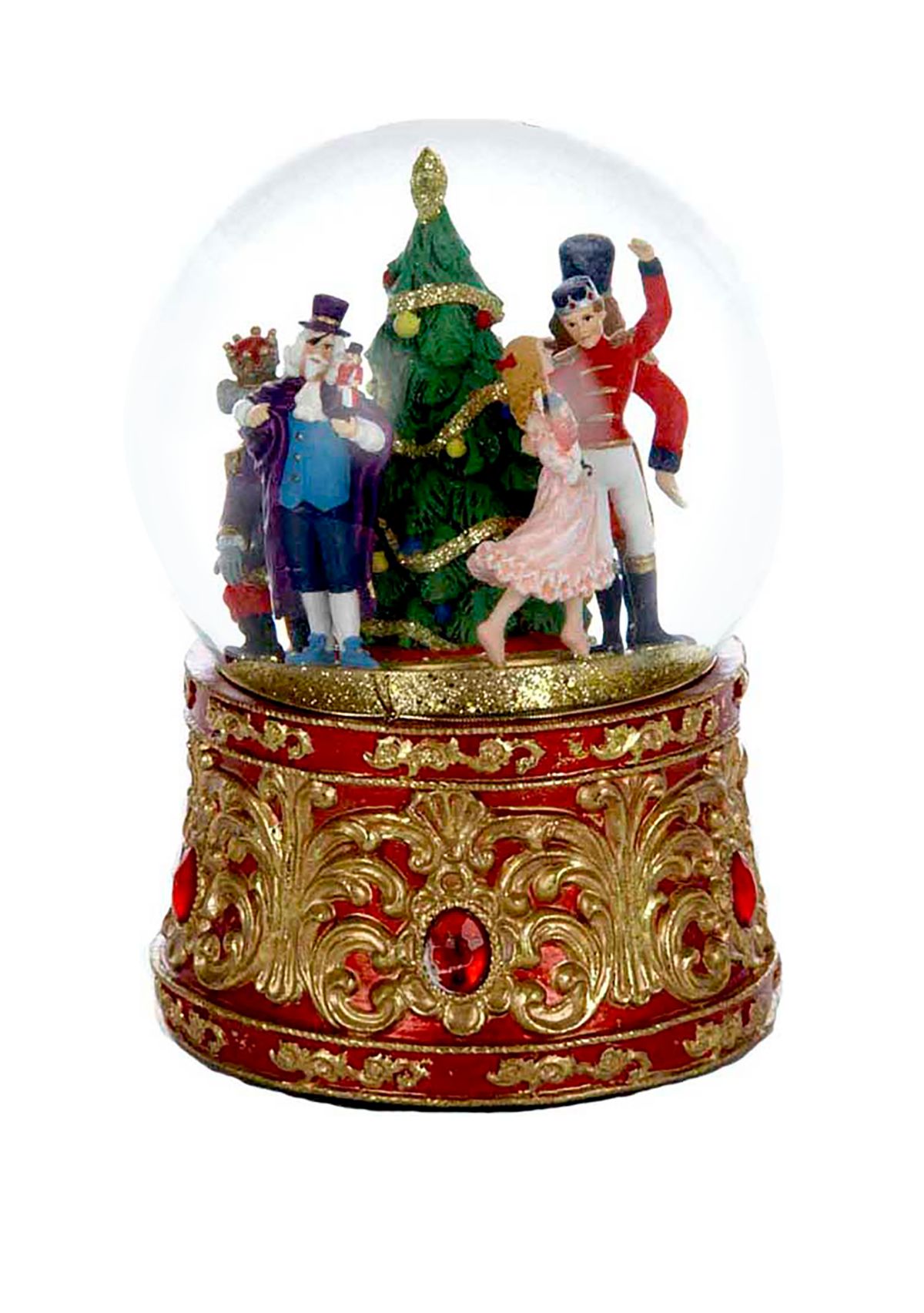 120 mm Musical Lighted Nutcracker Water Globe