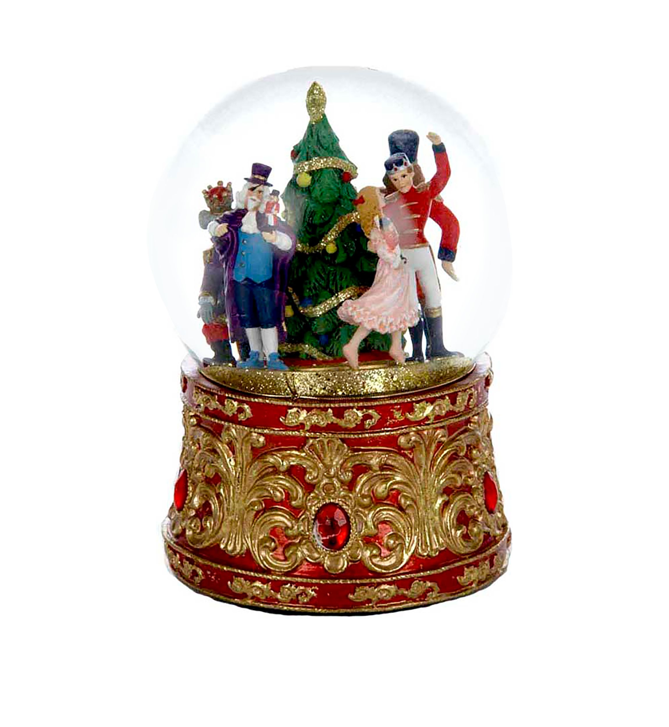 120 mm Musical Lighted Nutcracker Water Globe
