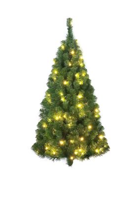 Kurt S. Adler 4 Foot Pre-Lit Norway Pine LED Wall Tree