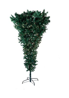 8.5-Foot Pre-Lit Upside Down Pine Tree