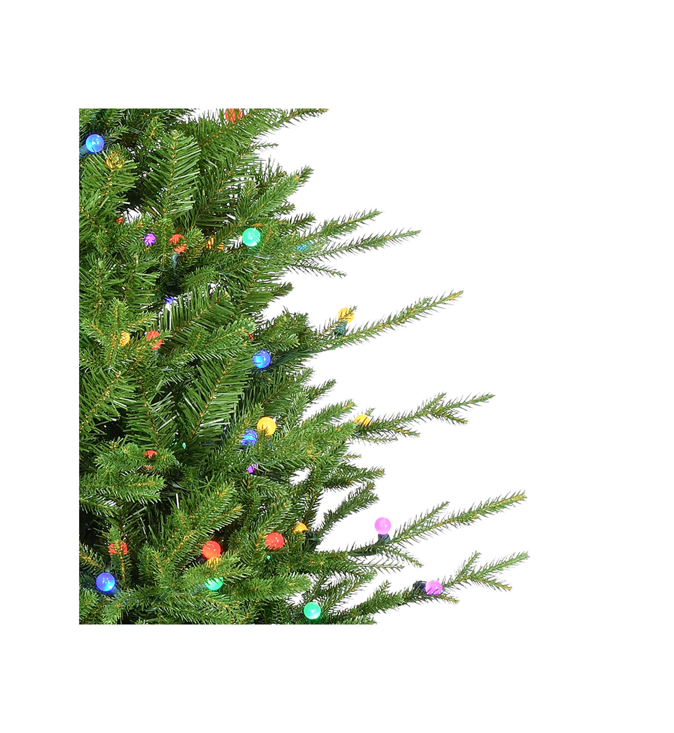 4-Foot Pre-Lit Multi-Color LED Timberland Tree
