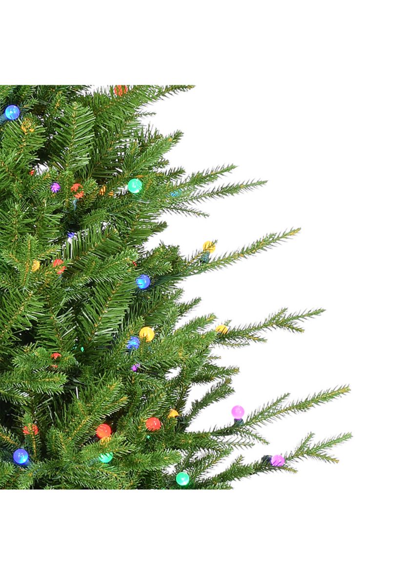 4-Foot Pre-Lit Multi-Color LED Timberland Tree