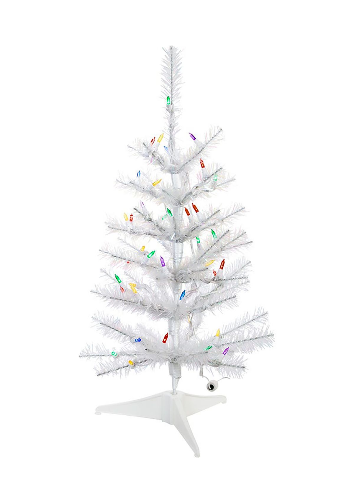 2 Foot LED Glisten Pine Tree