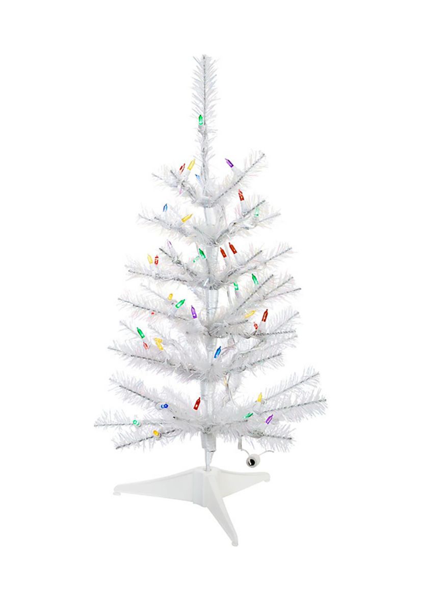 2 Foot LED Glisten Pine Tree