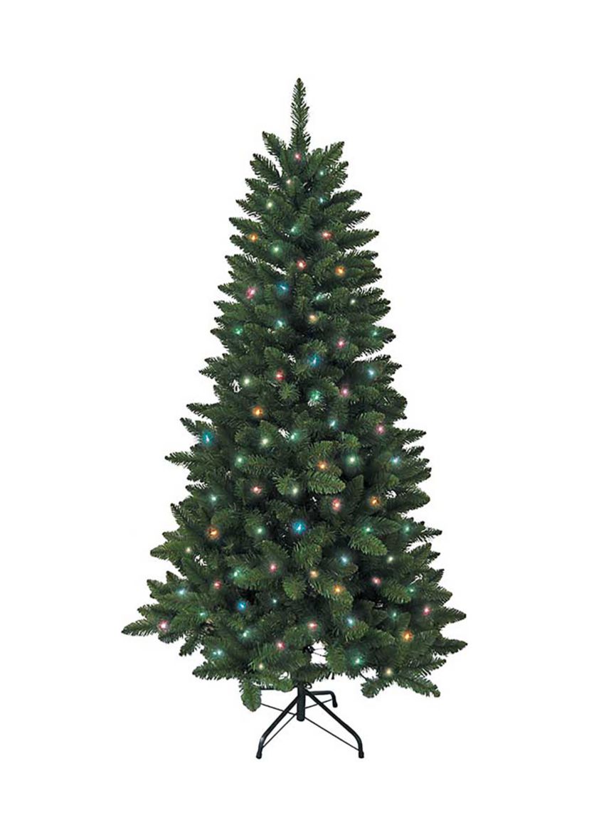 Pre Lit Multi Color Pine Tree