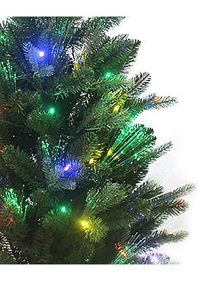 5-Foot Northern Light Fiber-Optic Multi-Color LED Potted Tree