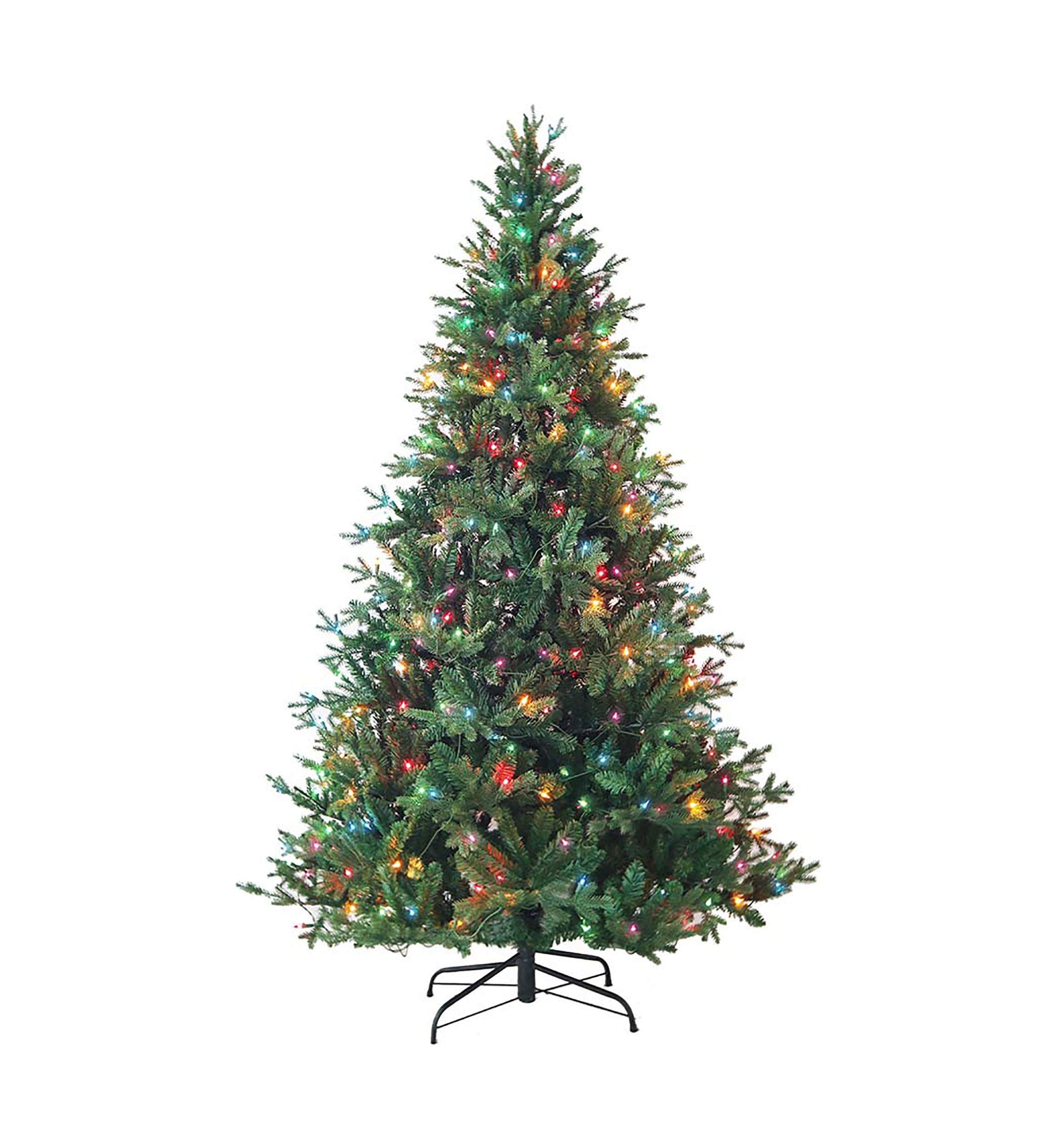 Pre Lit Multicolor Incandescent Jackson Pine Tree