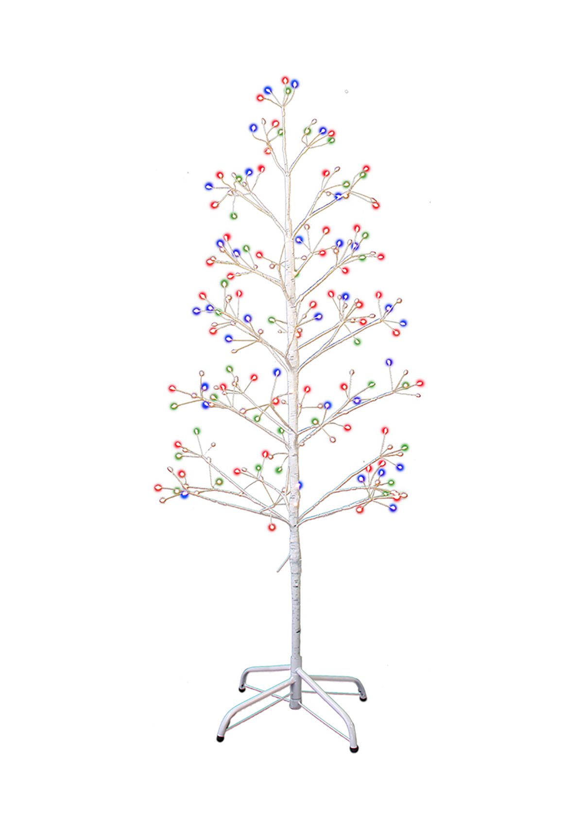 White Birch Twig Tree with Multi Color 8 Lights 