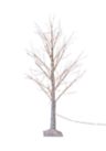 4-Foot White Branch Twinkle Warm White Fairy LED Twig Tree