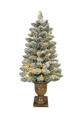 Kurt S. Adler 3-Foot Pre-Lit Warm White Led Pine Tree In Urn