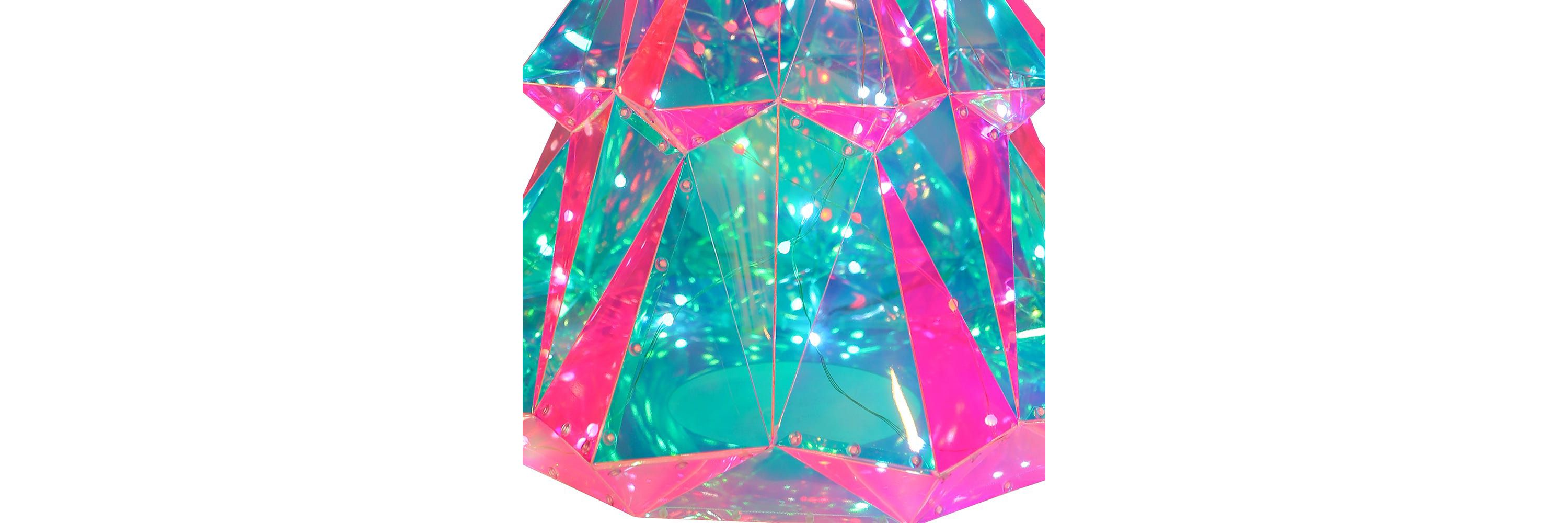 Kurt Adler 25.5-Inch Pre-Lit Multifunction RGB Smart Holographic Christmas Tree