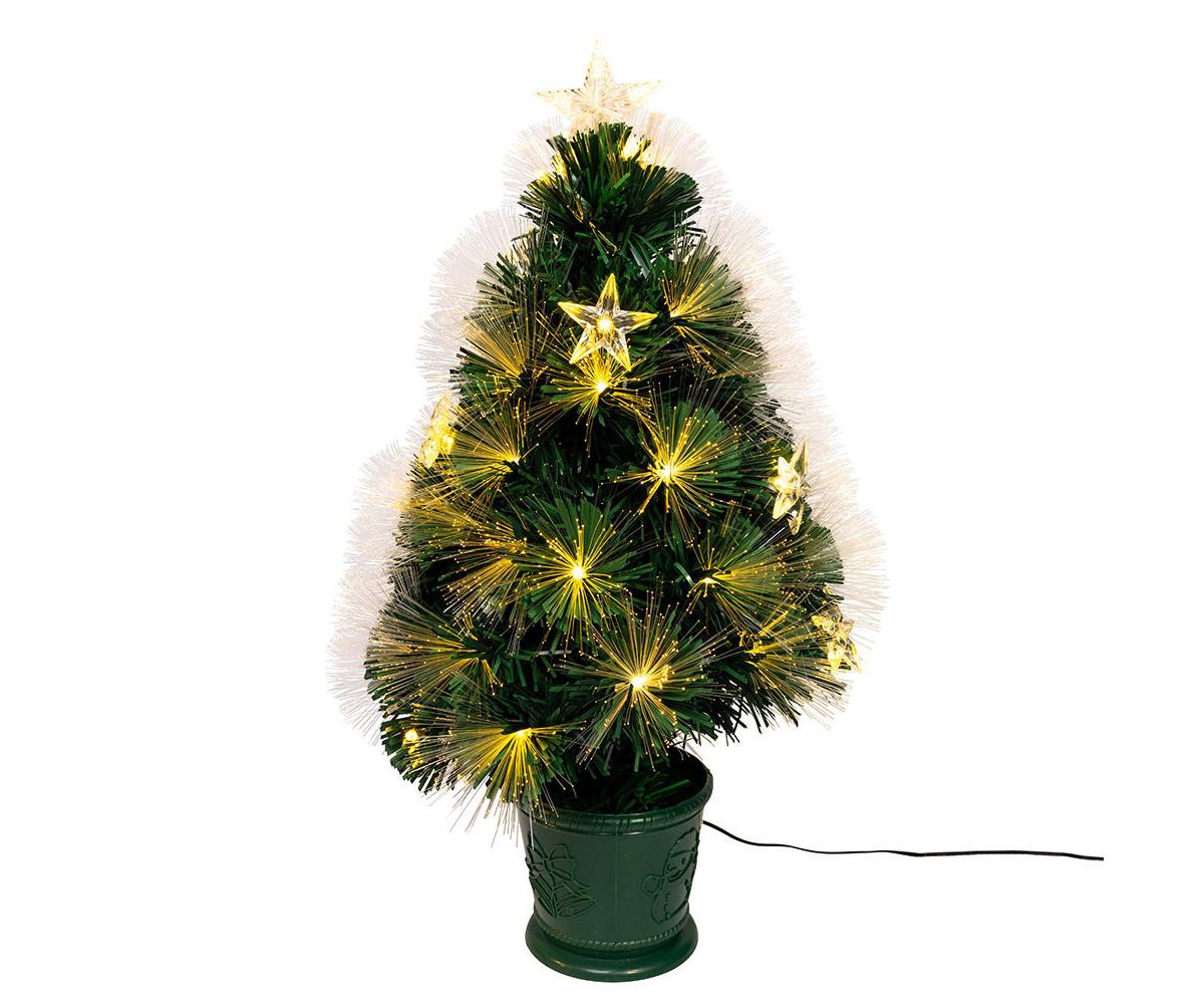 2-Foot LED Fiber Optic Potted Tree