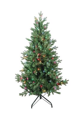 Kurt S. Adler Pre Lit Multicolor Incandescent Jackson Pine Tree
