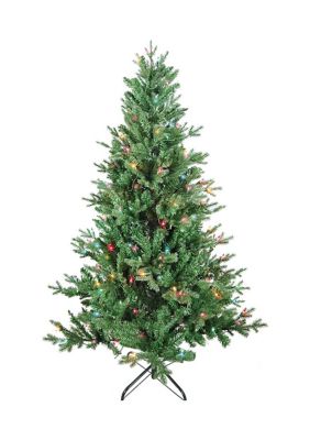 Kurt S. Adler Pre Lit Multicolor Incandescent Jackson Pine Tree