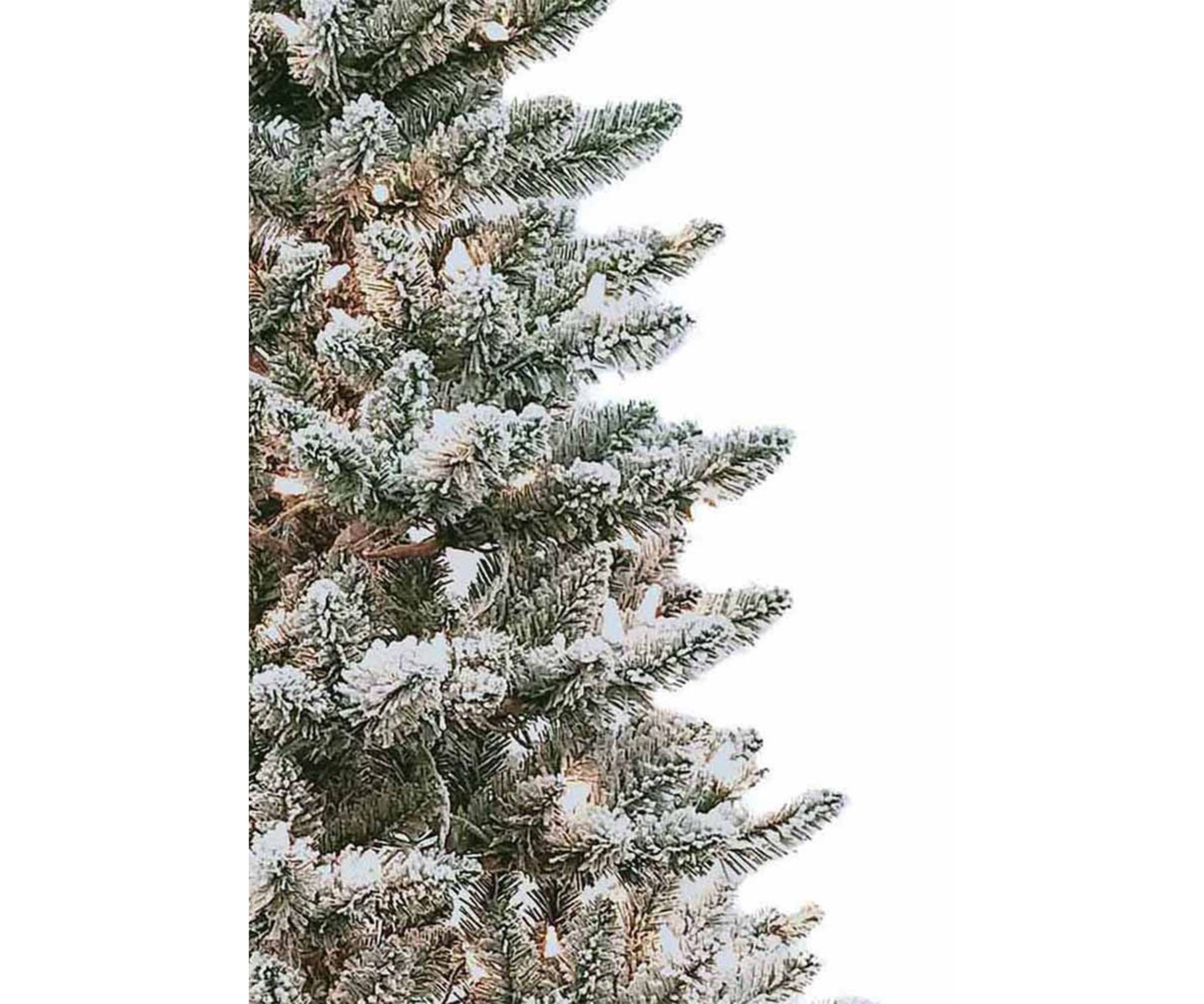 6 Pre Lit Snow Pine Tree